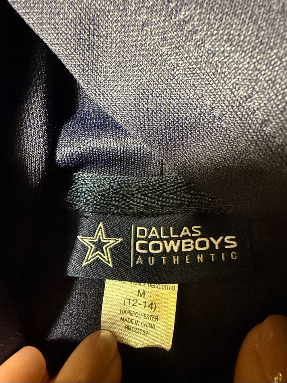 Men's Dallas Cowboy’s -Navy Hooded Pullover Sweatshirt